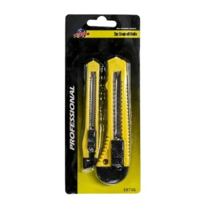 Bisturi Cuchilla Cartonero Retractil Profesional Con 2 Uni