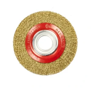 Grata Circular Para Esmeril Tipo Lisa En Acero Latón 8"x5/8"