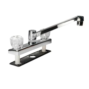 Grifo Mezclador O Llave Lavaplatos Cromada Profesional De 8"