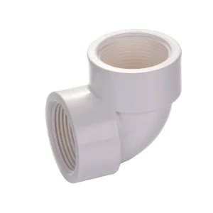Codo Conector De Pvc Hembra Roscado De 1-1/2"