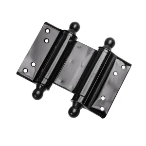 Bisagra Doble Acción Vaivén Con Resorte Negra De 3" 2Und