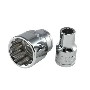 Copa Dado Cromado De 24mm Cuadrante 1/2" De 12 Puntas