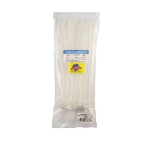 Amarres x100 Plásticos Abrazadera Transparente 6 x 200mm