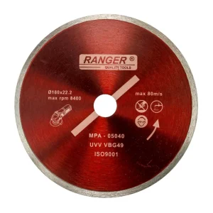 Disco Diamantado De Corte Continuo Liso 4-1/2" x 7/8"