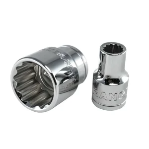 Copa Dado Cromado De 27mm Cuadrante 3/4" x 12 Puntas