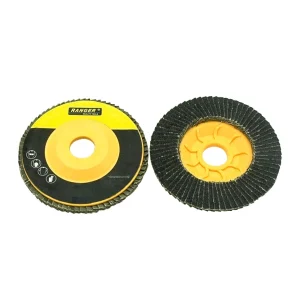 Disco Flap Vidrio Silicio Carbono De 4-1/2" Grano #40