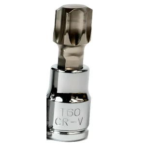 Copa Punta Torx T60 Uso Profesional, Cuadrante De 3/8'