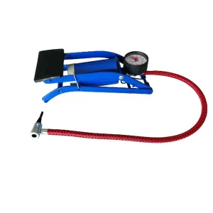Bomba De Pie Inflador De Llantas Con Manometro